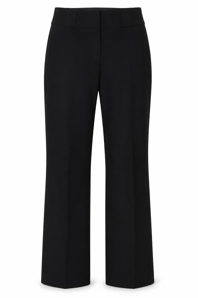 New Look Womens Black  Viscose Dress Pants Trousers Size 10 L30 in Regular