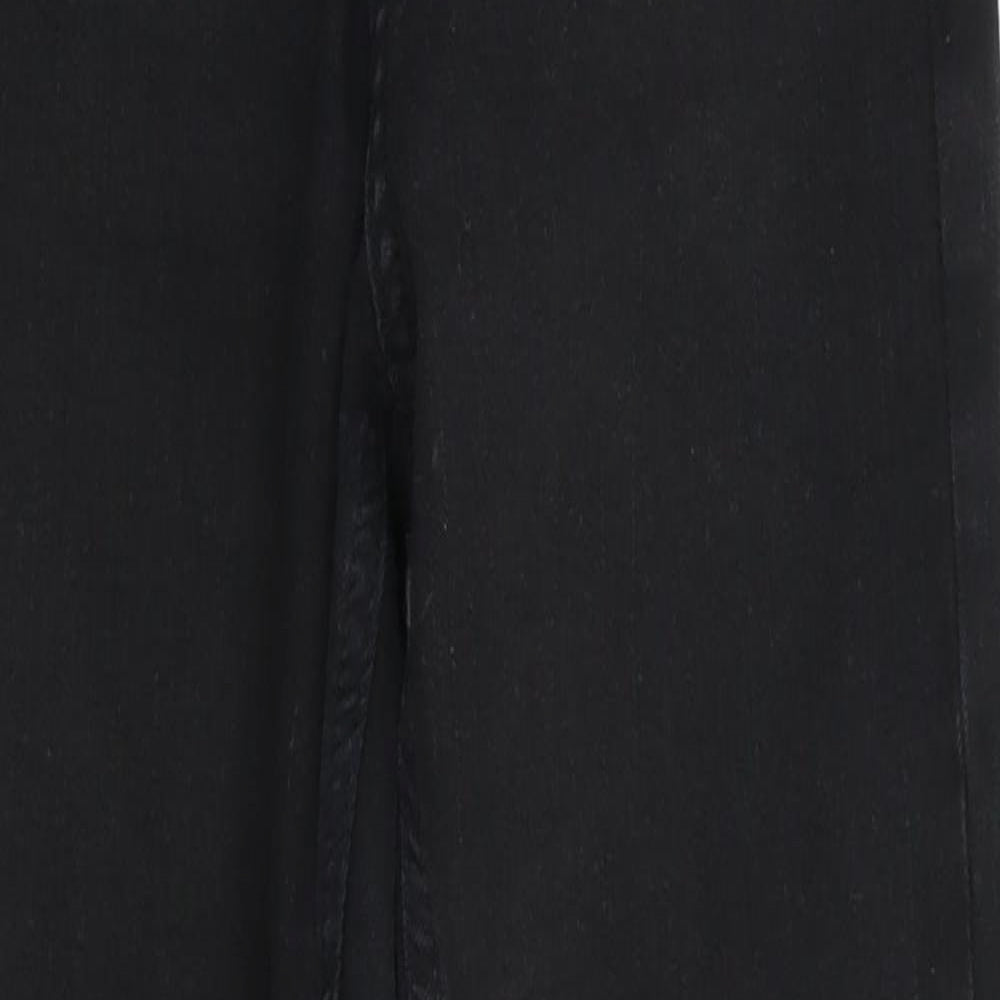 Topshop Jamie Mens Black  Cotton Skinny Jeans Size 25 in L26 in Regular