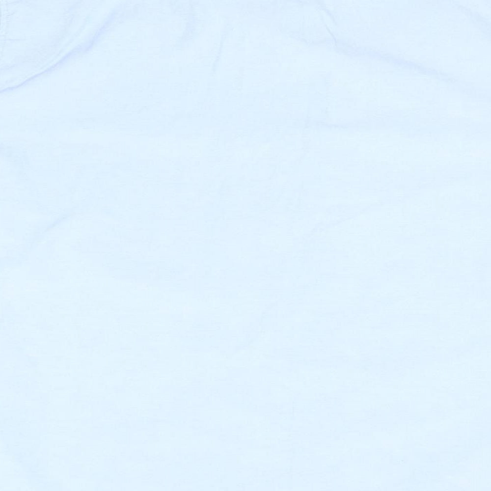 Capsule Mens Blue  Cotton  Button-Up Size XL Collared