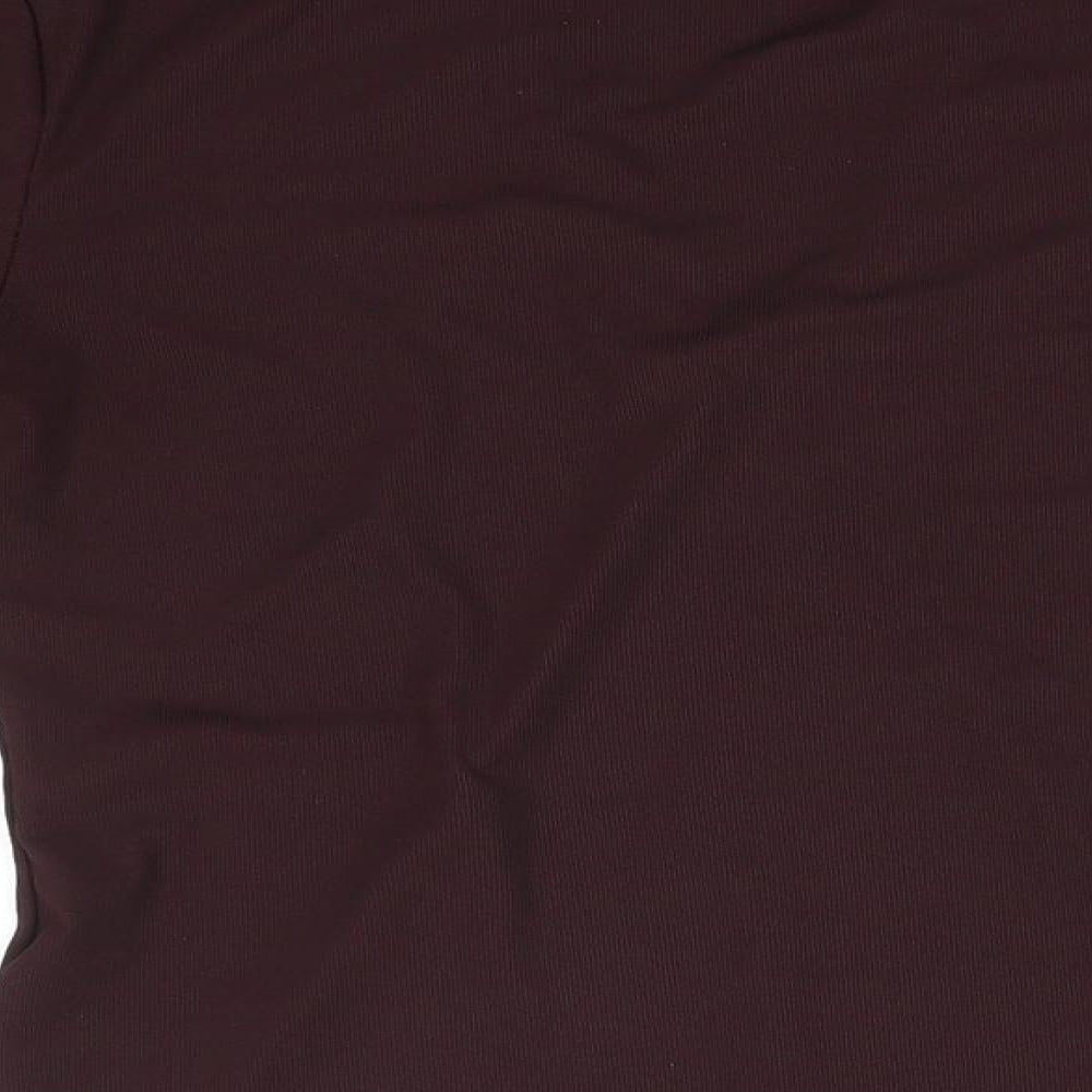 H&M Womens Black  Polyester Basic Blouse Size M High Neck