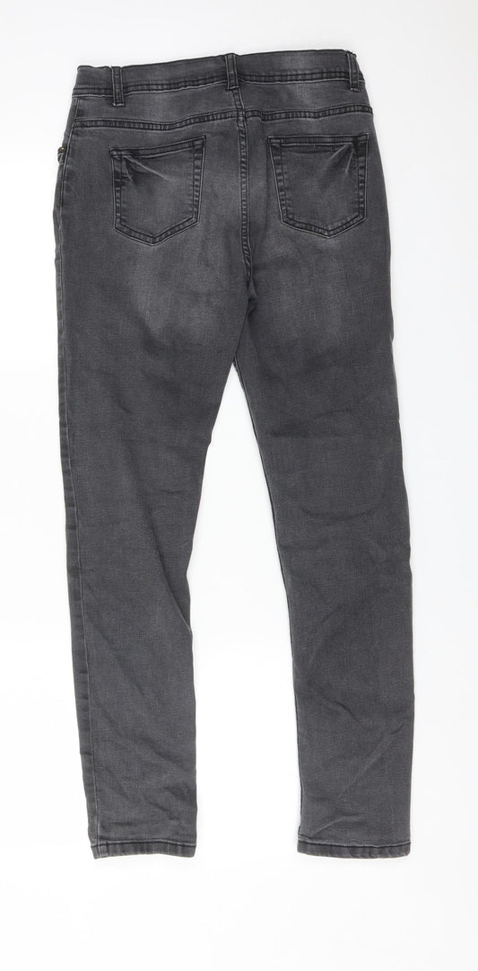 DENIM CO Girls Grey  Cotton Skinny Jeans Size 12-13 Years  Regular