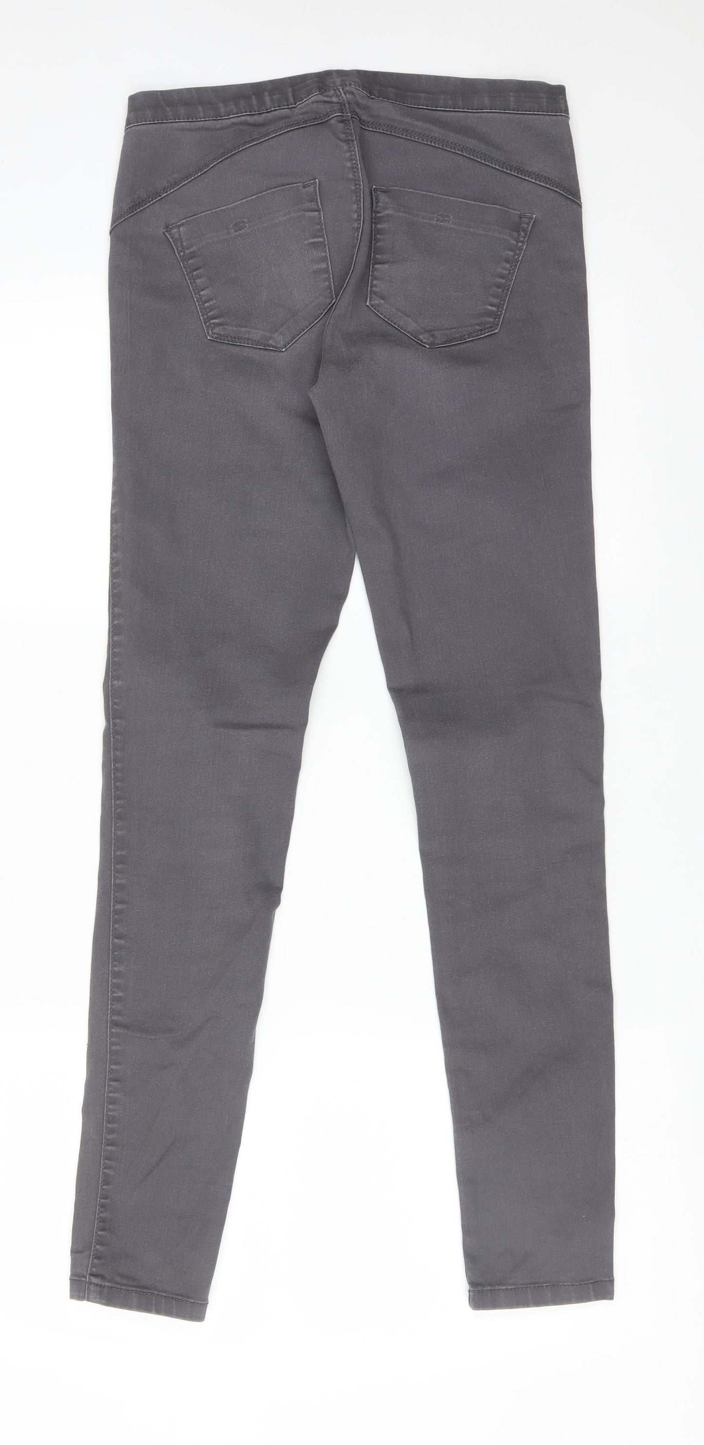 CAMAIEU Womens Grey  Cotton Jegging Jeans Size 8 L29 in Regular