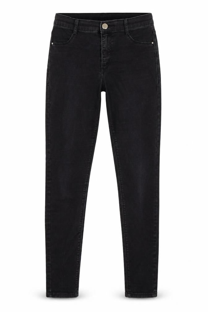 Dorothy Perkins Womens Black  Cotton Skinny Jeans Size 6 L28 in Regular