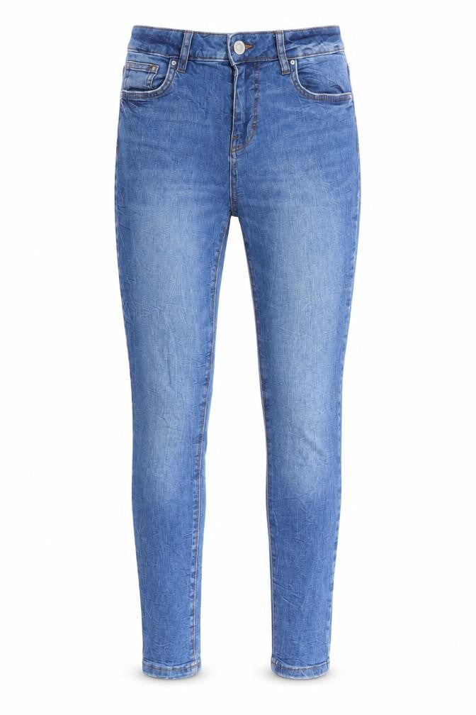 Denim Co Womens Blue  Cotton Skinny Jeans Size 10 L28 in Regular  - Mid Blue