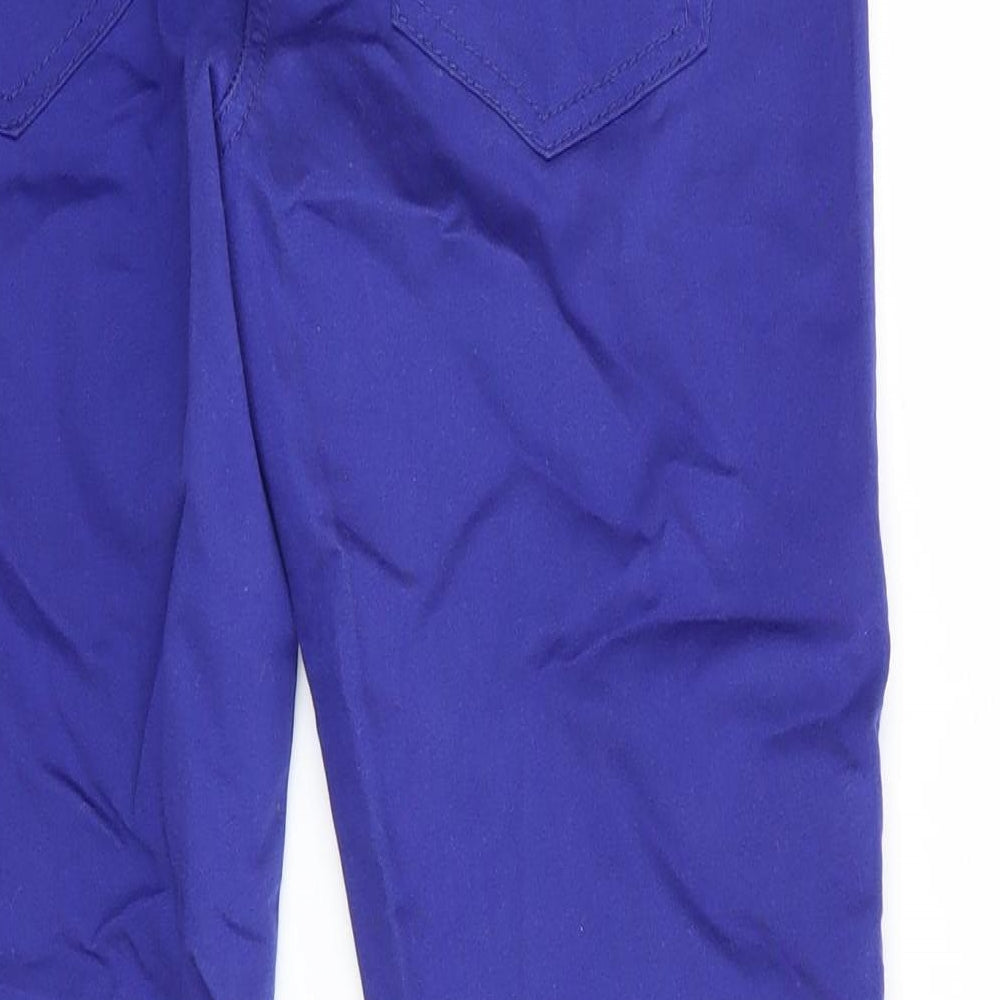 Florence and Fred Womens Purple  Cotton Chino Trousers Size 10 L27 in Regular