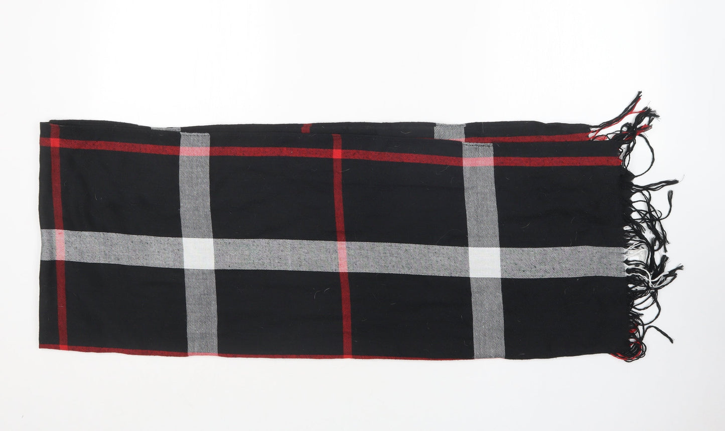 Preowrn Womens Multicoloured Plaid   Shawl/Wrap