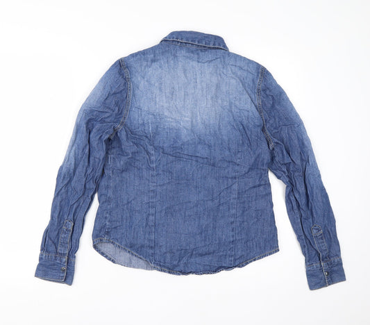 George Womens Blue   Jacket  Size 10  Snap