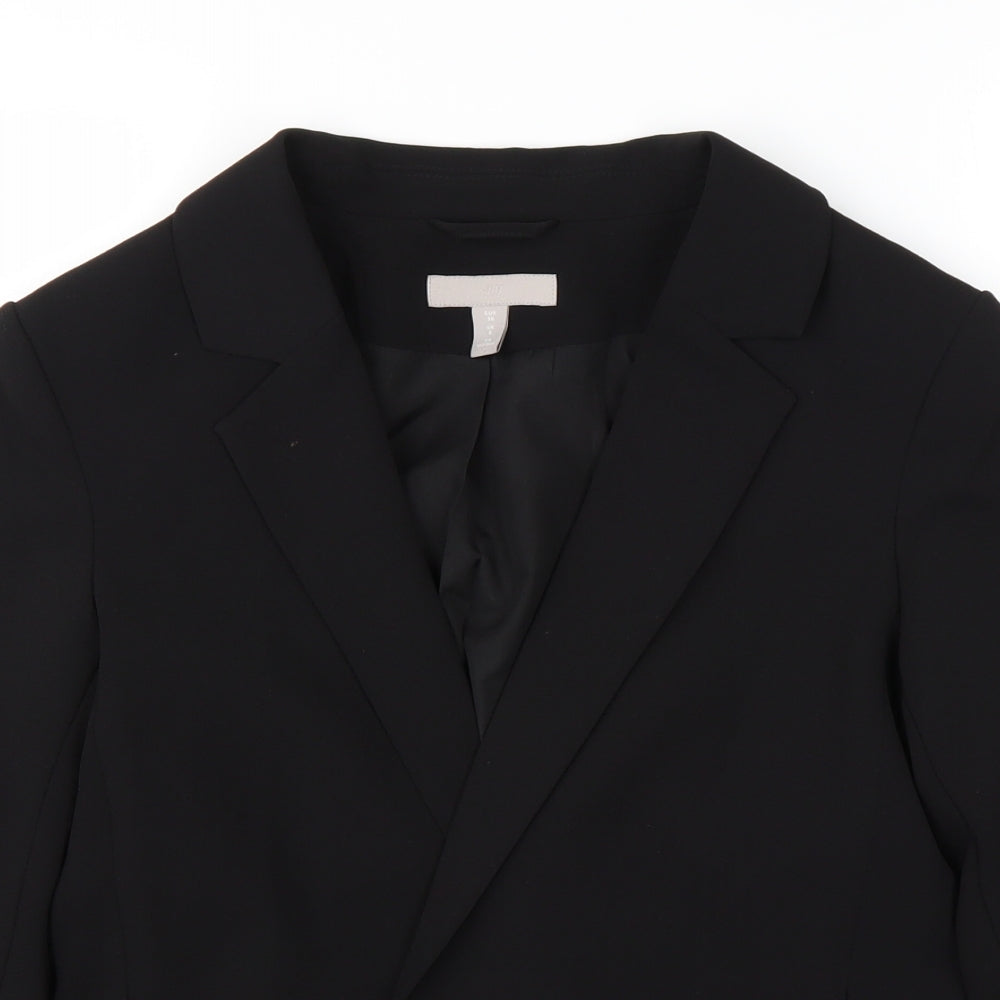 H&M Womens Black   Jacket Blazer Size 8