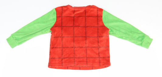 Preworn Baby Red  Polyester Pullover Jumper Size 18-24 Months   - Bing
