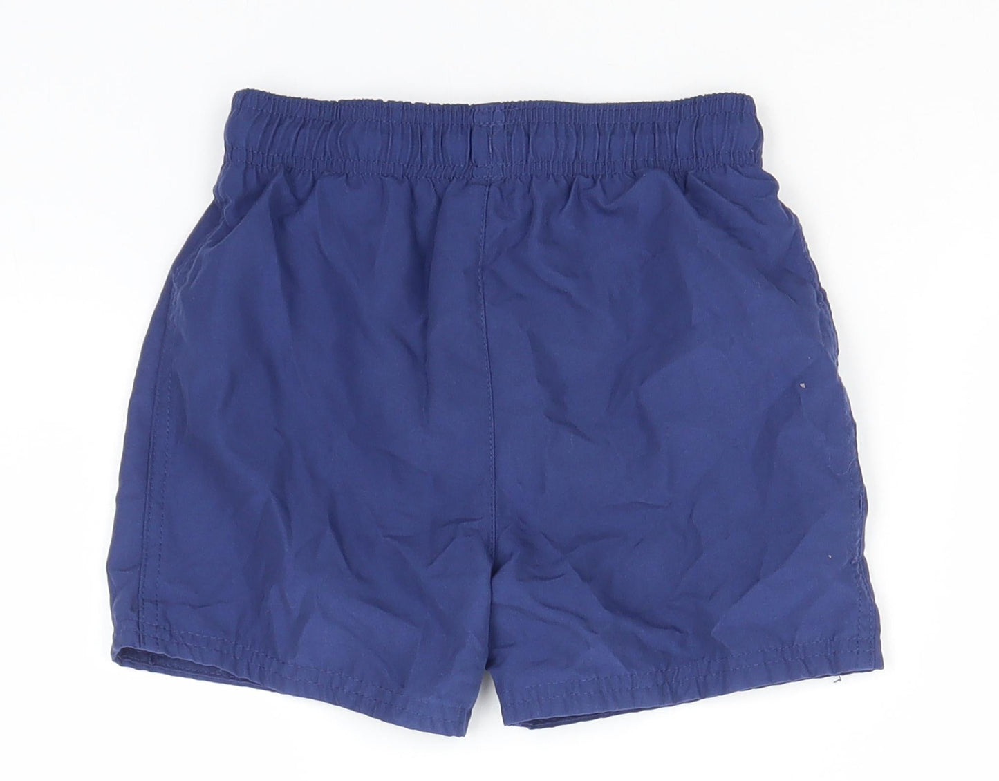 George Boys Blue  Polyester Utility Shorts Size 5-6 Years  Regular