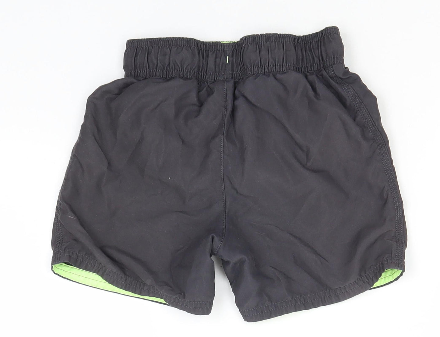 George Boys Green  Polyester Utility Shorts Size 6-7 Years  Regular