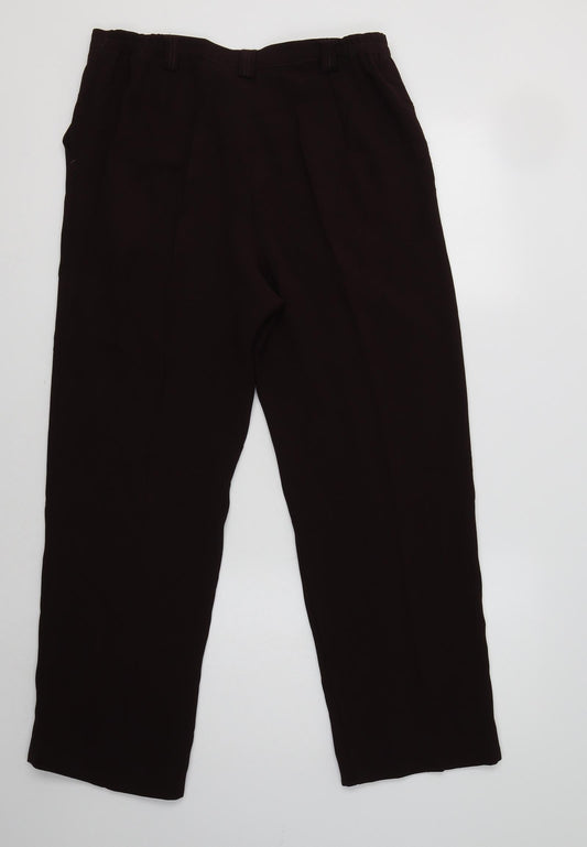 La Maison du Jersey Womens Purple  Polyester Dress Pants Trousers Size 12 L29 in Regular