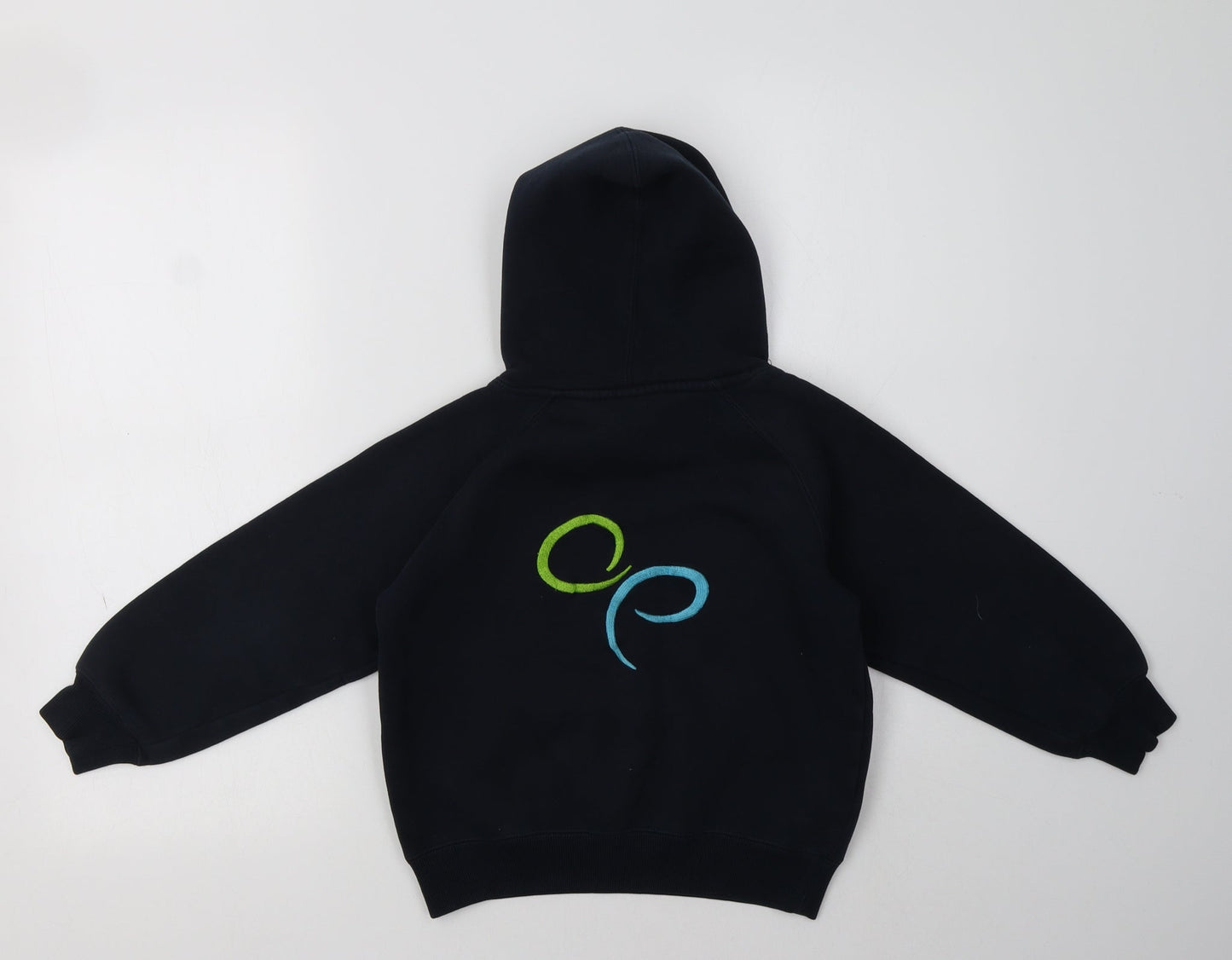 Papini Boys Blue  Polyester Pullover Hoodie Size 7-8 Years