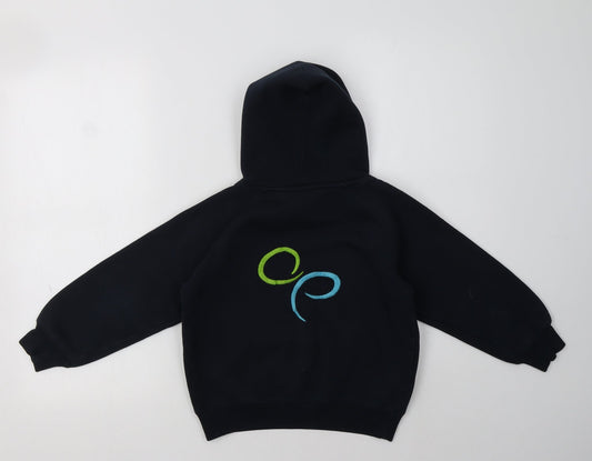 Papini Boys Blue  Polyester Pullover Hoodie Size 7-8 Years