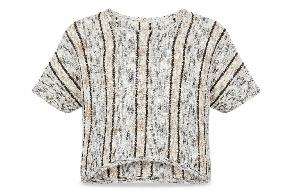 Crosshatch Womens Gold Round Neck  Acrylic Pullover Jumper Size XL