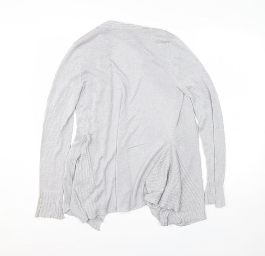 Belldini Womens Grey Round Neck  Viscose Cardigan Jumper Size S