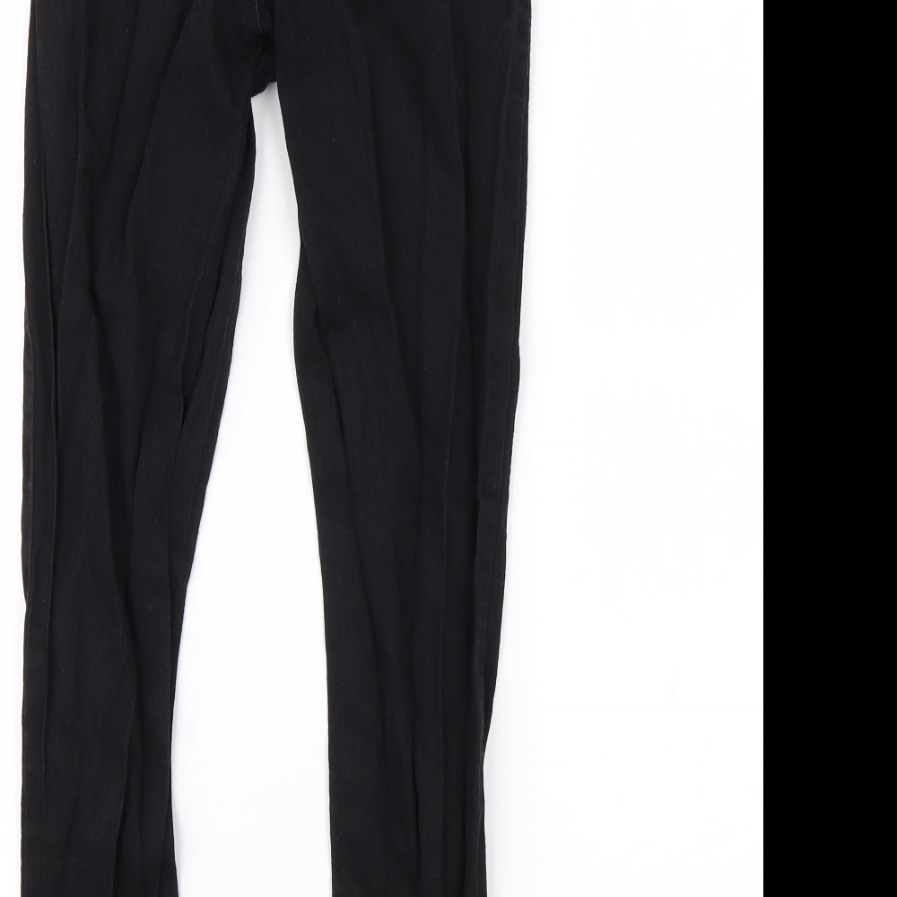 Denim Co Womens Black  Cotton Jegging Jeans Size 6 L24 in Regular