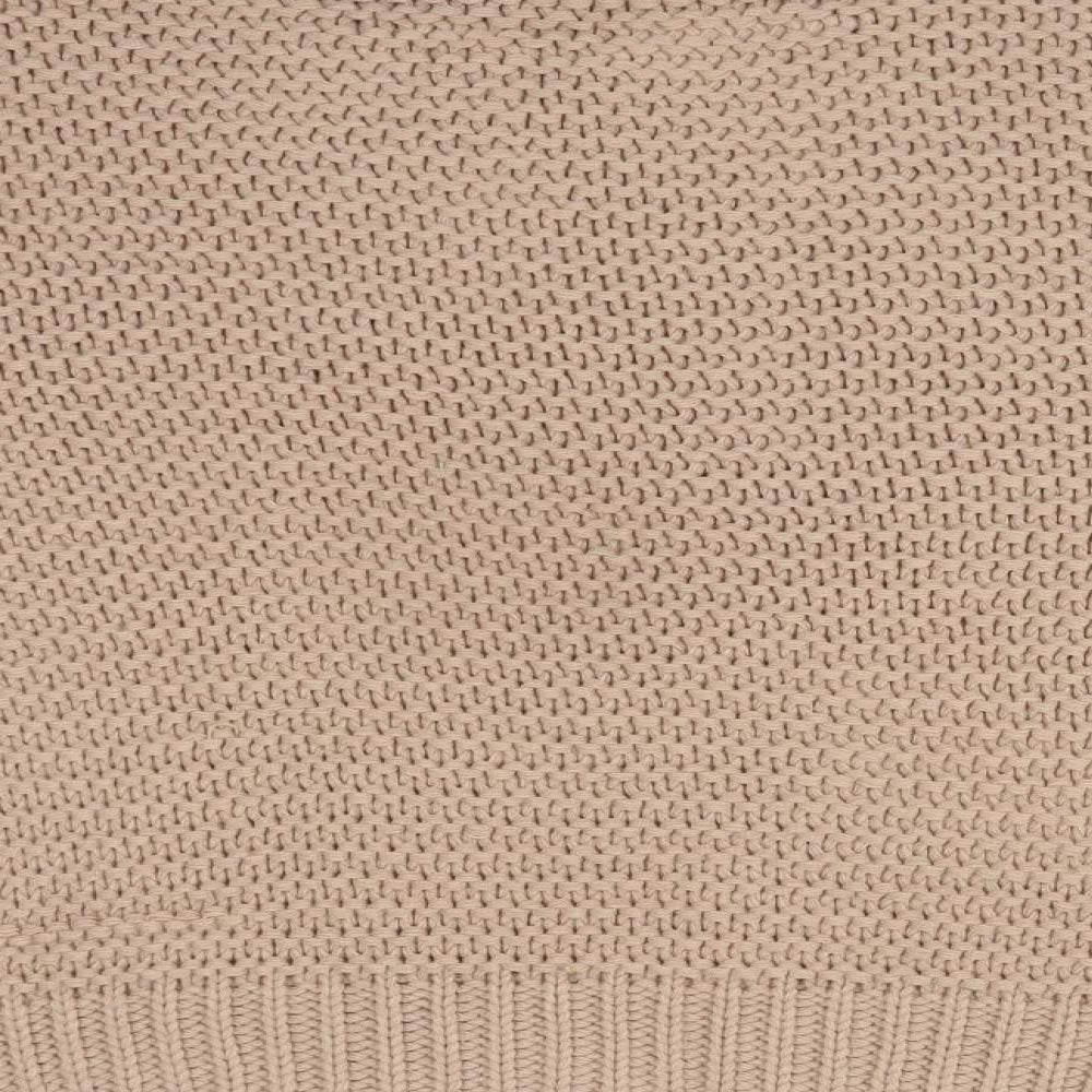 Missguided Womens Brown Mock Neck  Acrylic Pullover Jumper Size S