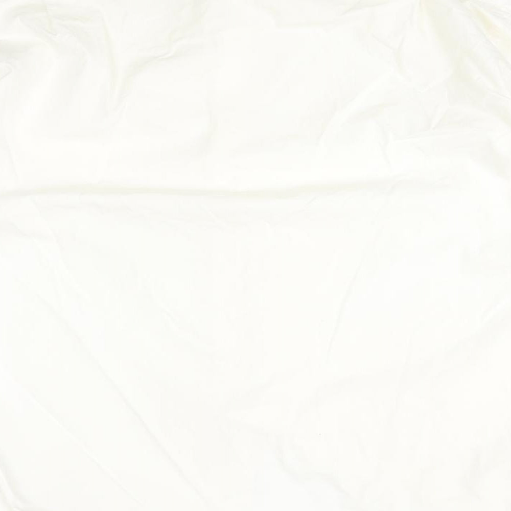 M*S Mens Ivory  Cotton  Button-Up Size 16 Collared