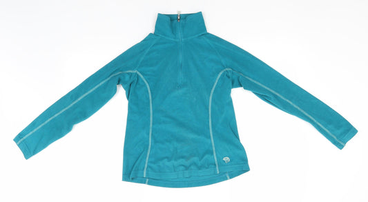 Mountain Hardwear Womens Blue Crew Neck  Polyester Pullover Jumper Size S
