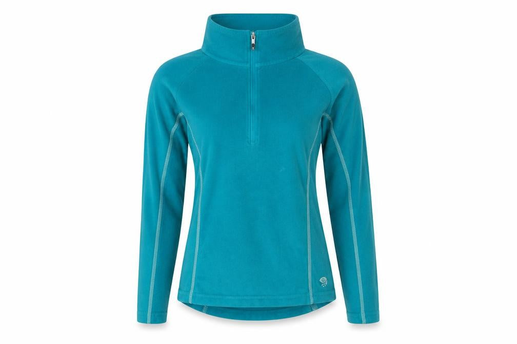 Womens UK S Regular Mountain Hardwear Blue Pullover