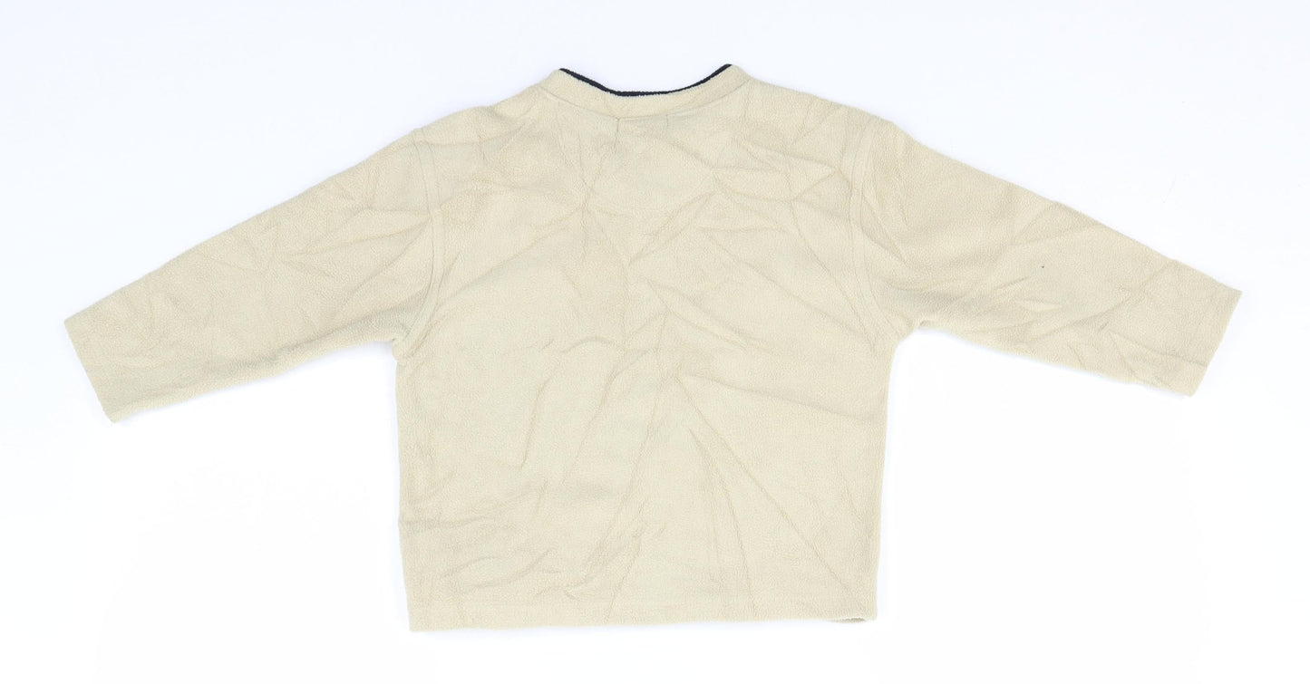 George Boys Green V-Neck  Polyester Pullover Jumper Size 2-3 Years
