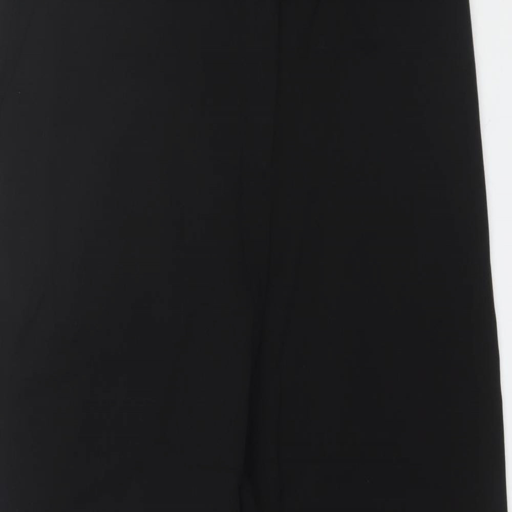 Dorothy Perkins Womens Black  Polyester Dress Pants Trousers Size 14 L31 in Regular