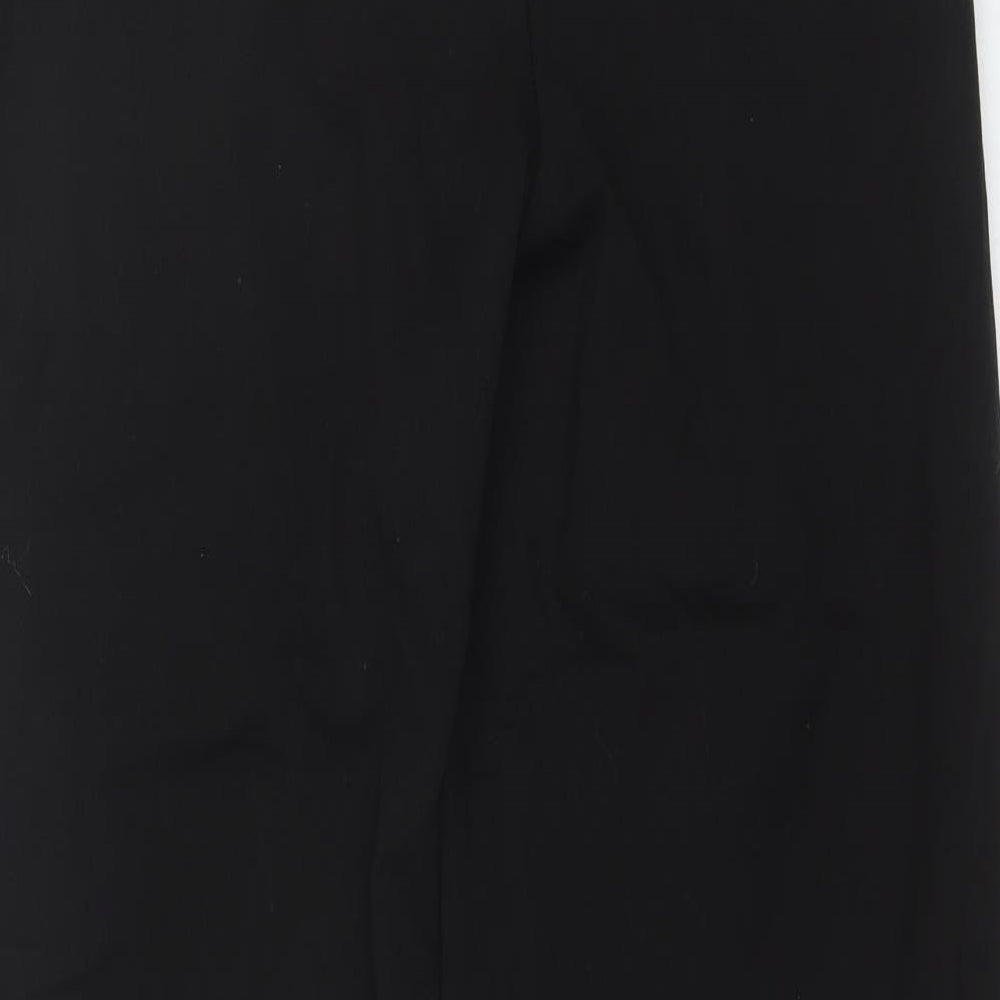 Dorothy Perkins Womens Black  Polyester Dress Pants Trousers Size 14 L31 in Regular