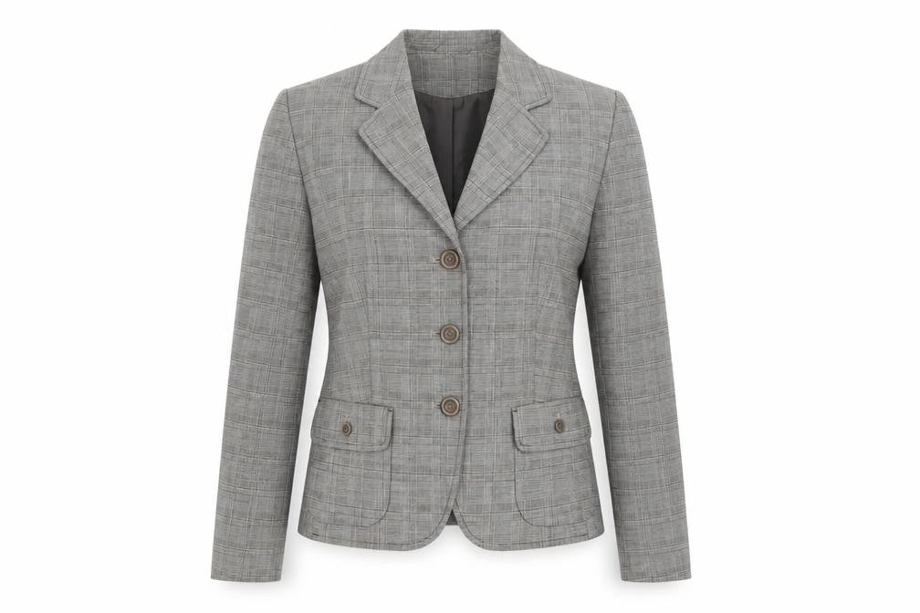 NEXT Womens Multicoloured Houndstooth Polyester Jacket Suit Jacket Size 14