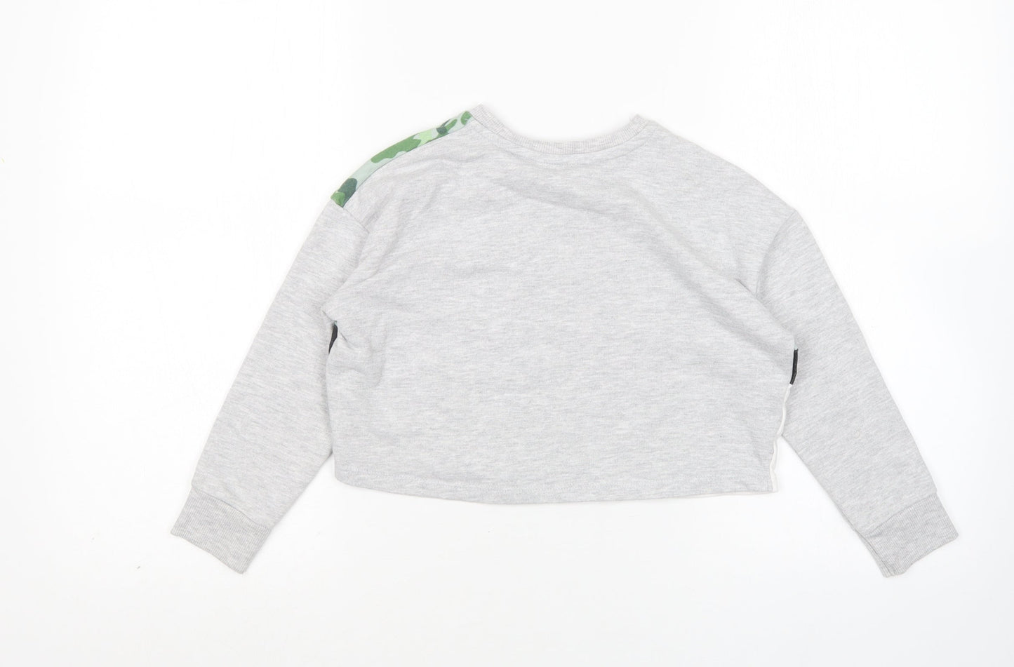 George Girls Multicoloured Camouflage Camel Pullover Sweatshirt Size 5-6 Years