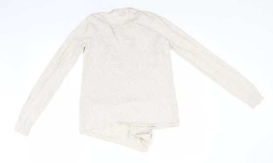 NEXT Womens Beige Round Neck  Cotton Pullover Jumper Size 10