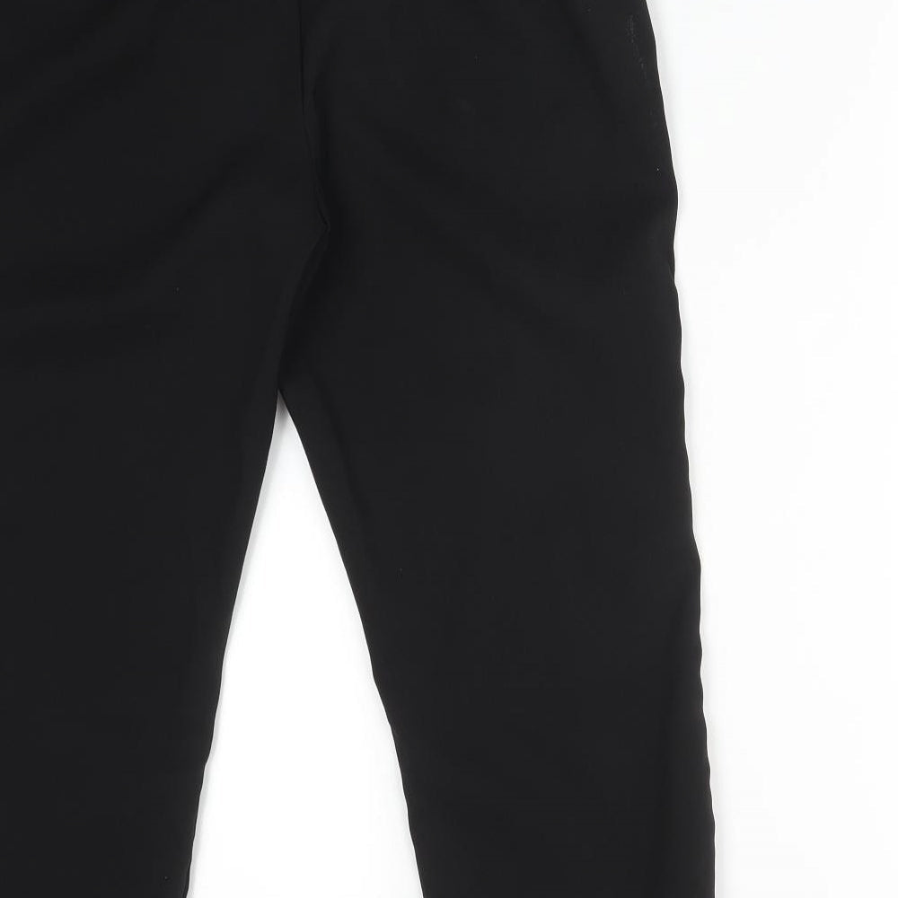 Dorothy Perkins Womens Black  Polyester Trousers  Size 12 L21 in Regular