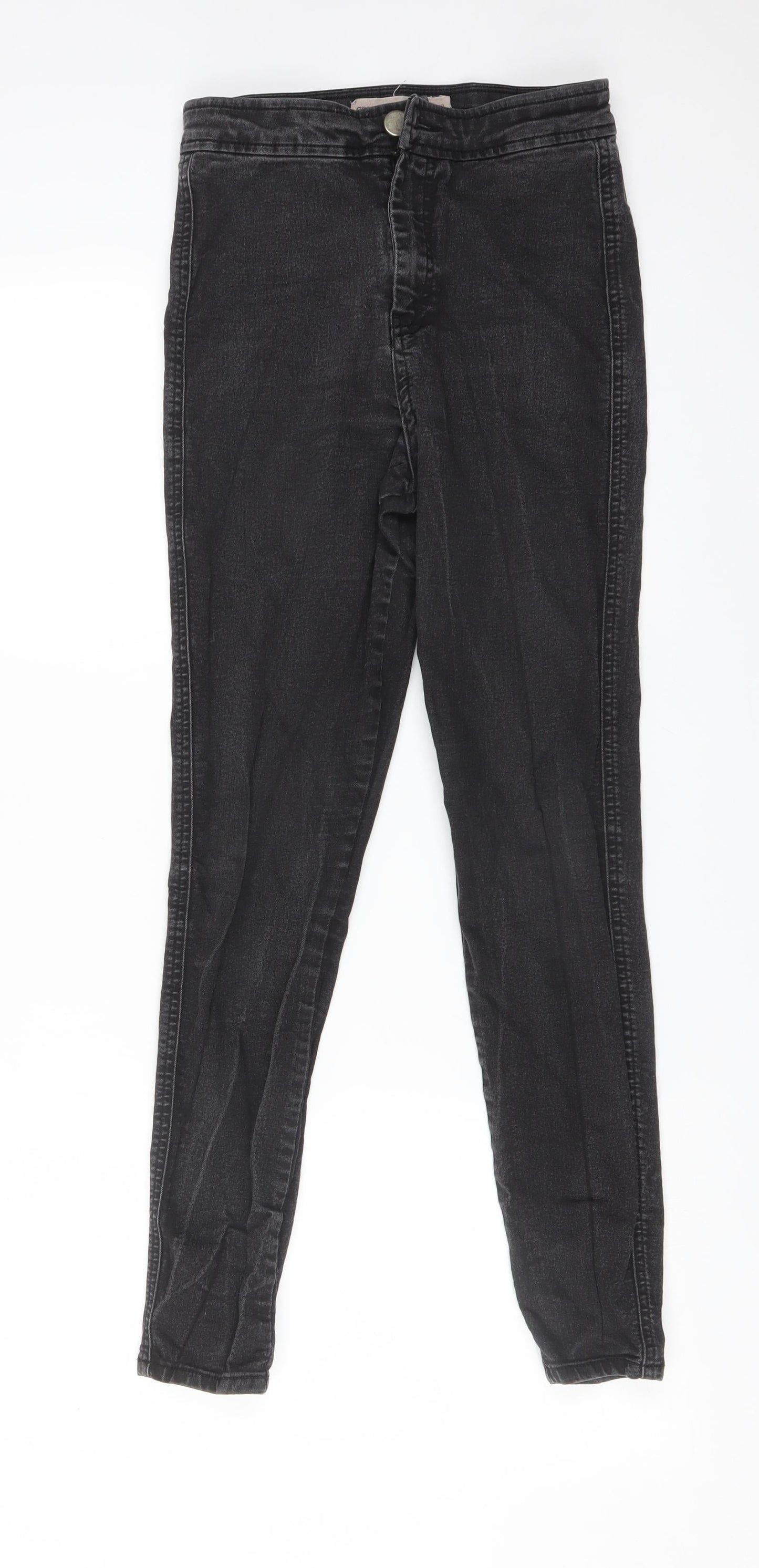 ASOS Womens Black  Cotton Skinny Jeans Size 28 L30 in Regular