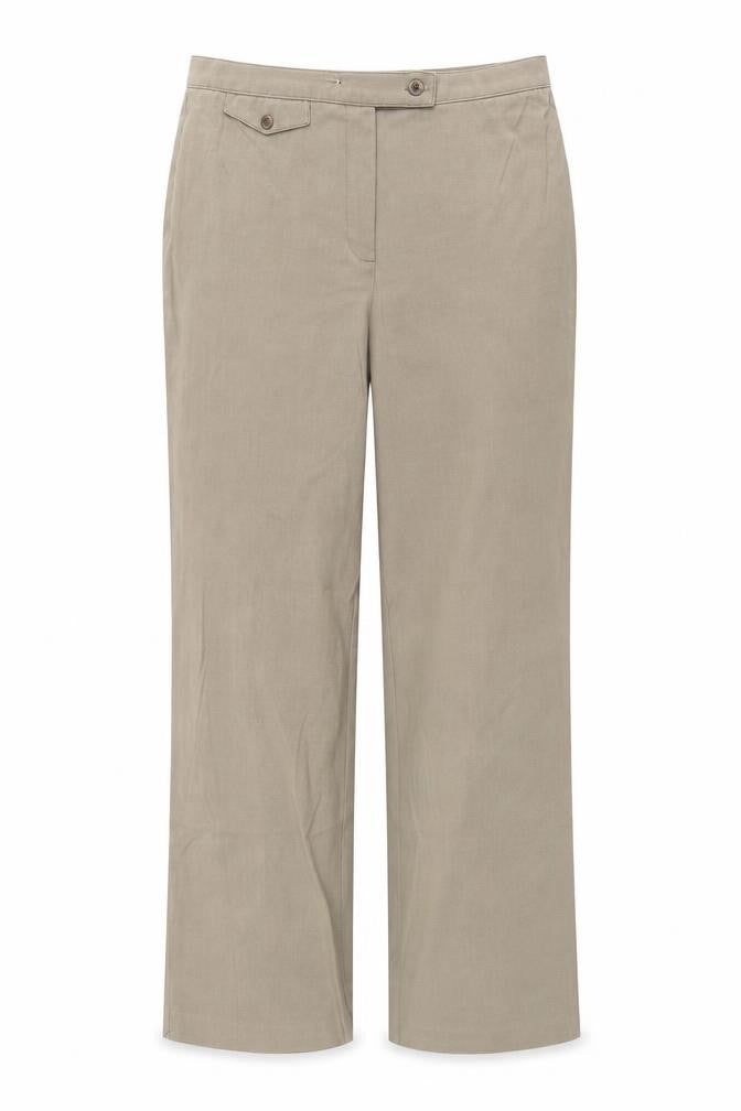 JM Collection Womens Beige  Polyester Trousers  Size 12 L28 in Regular