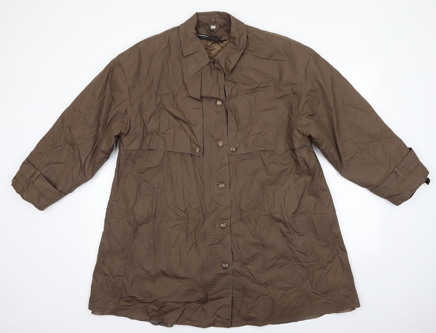 Vyella Womens Brown   Overcoat Coat Size S   - Mid Brown