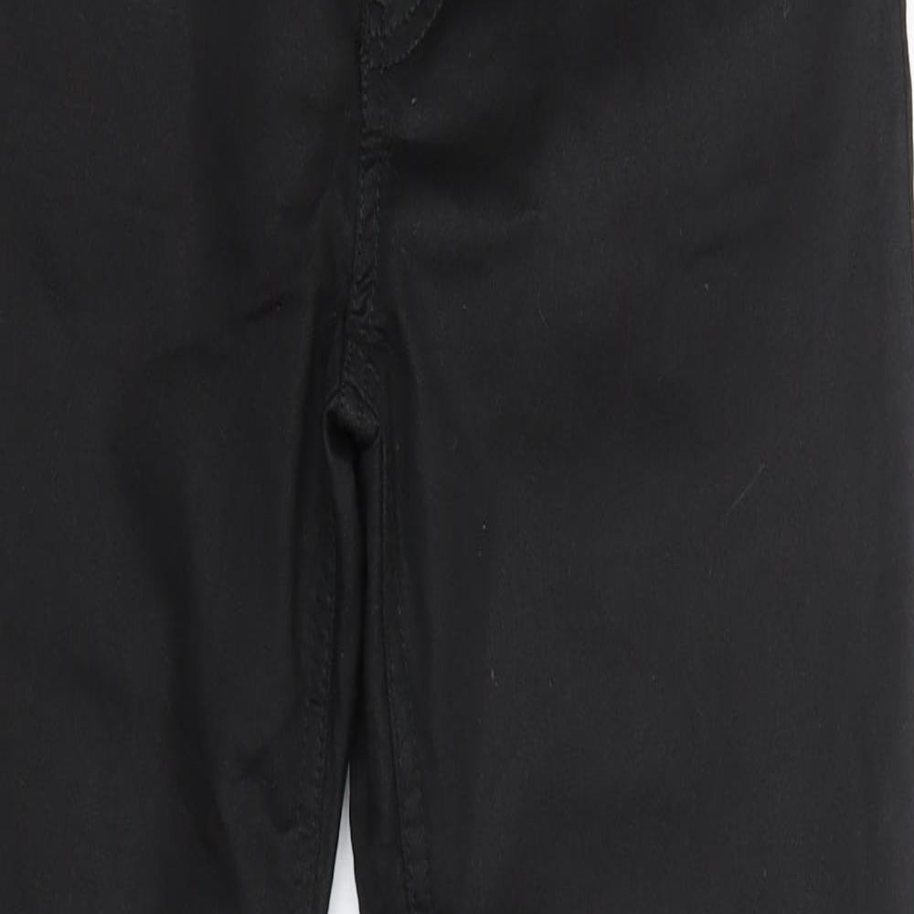 H&M Womens Black  Cotton Skinny Jeans Size 8 L26 in Regular