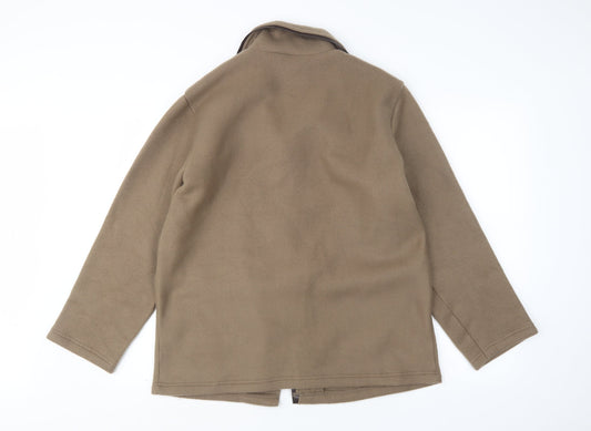 Anne De Lancay Womens Brown   Jacket  Size M