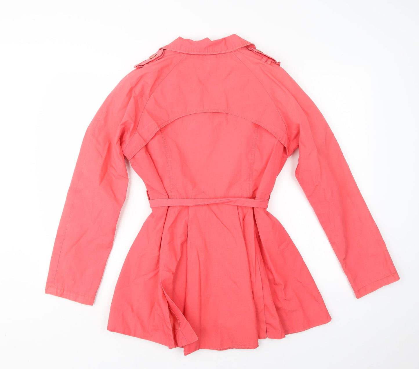 Red Herring Womens Pink   Overcoat Coat Size 12