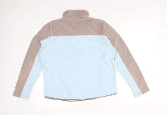 Active Womens Multicoloured High Neck  Polyester Pullover Jumper Size 14