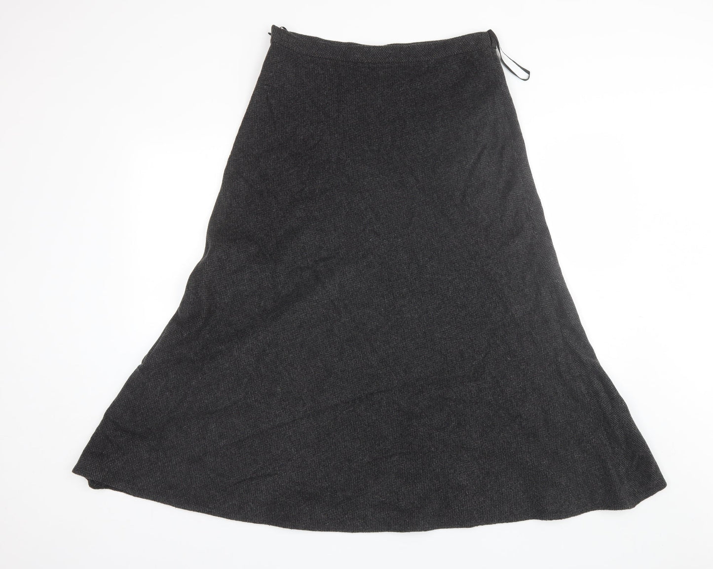 Coercion Womens Grey  Wool A-Line Skirt Size 30 in