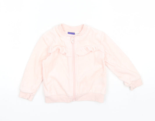 Lupilu Baby Pink  Cotton Full Zip Jumper Size 6-9 Months