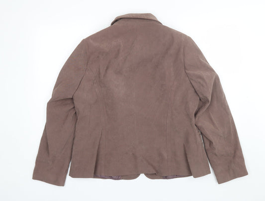 BM Womens Brown   Jacket  Size 18