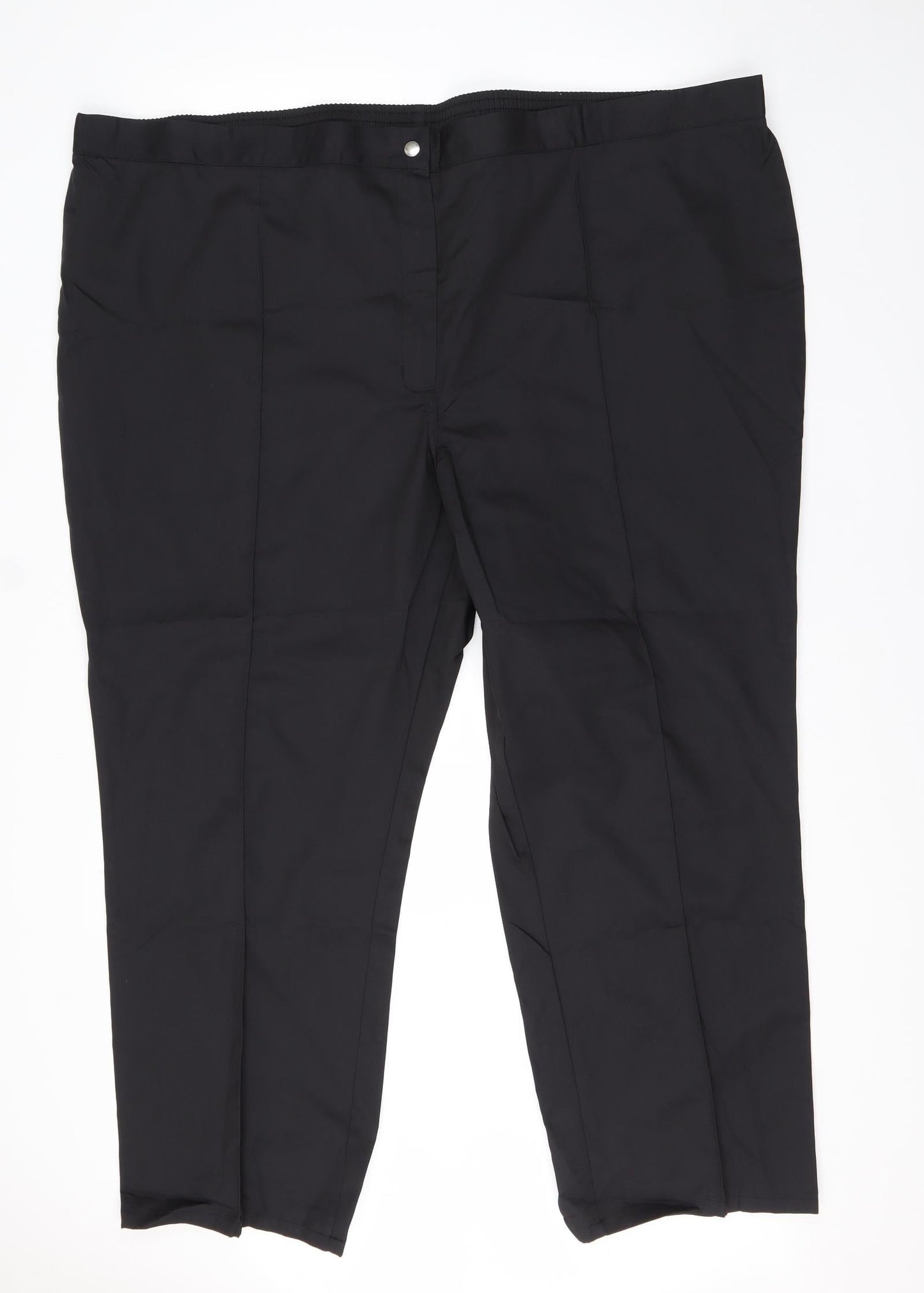 Alexandra Womens Black  Polyester Dress Pants Trousers Size 32 L27 in Regular