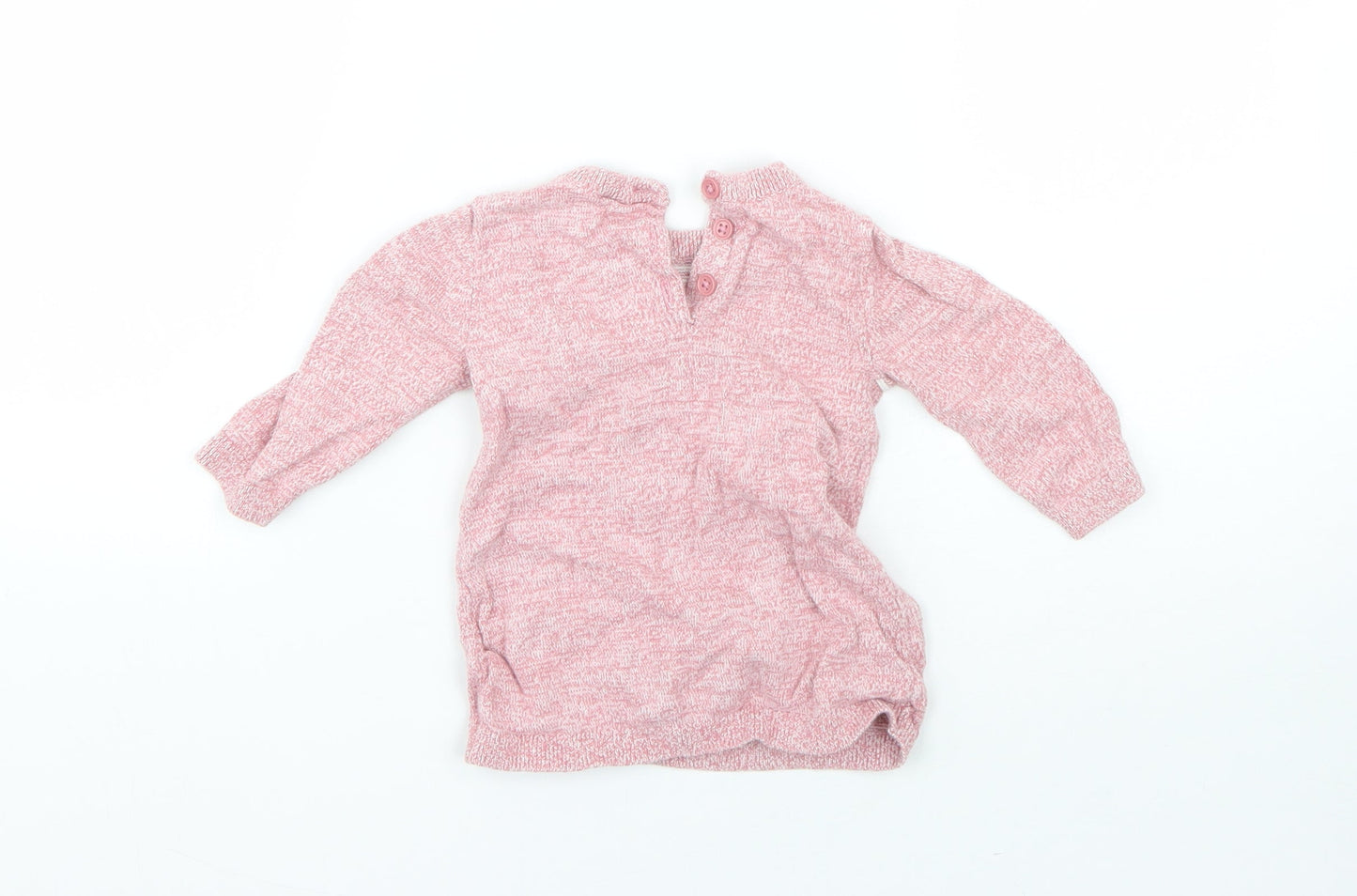 TU Baby Red  Cotton Pullover Jumper Size 0-3 Months