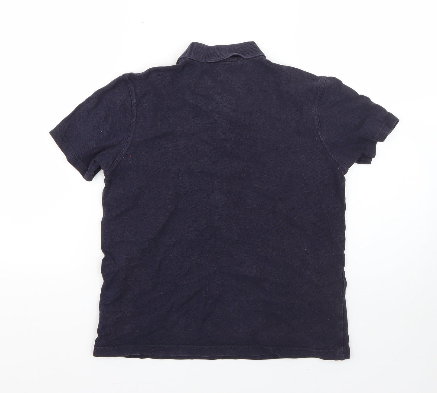 George Boys Blue  Cotton Basic Polo Size 10-11 Years Collared