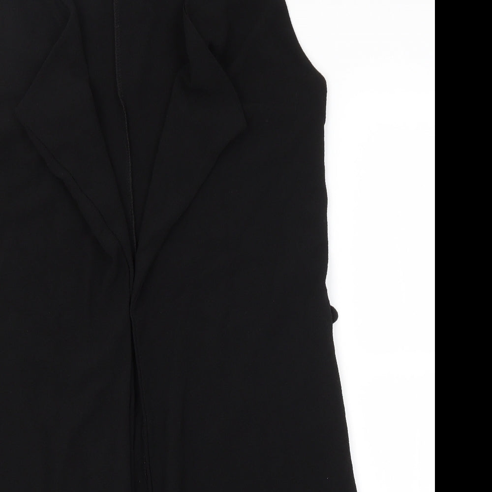 Ayanapa Womens Black   Overcoat Coatigan Size 8