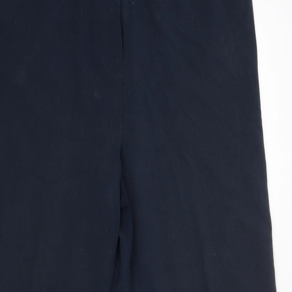 Joella Di Marco Womens Blue  Polyester Trousers  Size L L29 in Regular