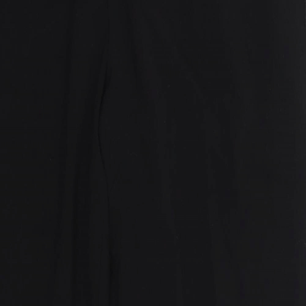 Studio Womens Black  Polyester Dress Pants Trousers Size 12 L29 in Regular