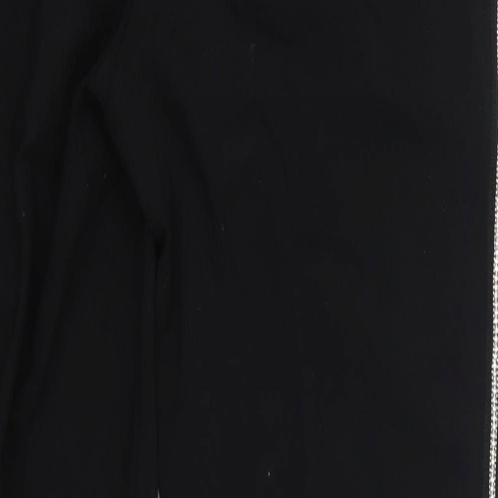 Studio Womens Black  Polyester Dress Pants Trousers Size 12 L29 in Regular