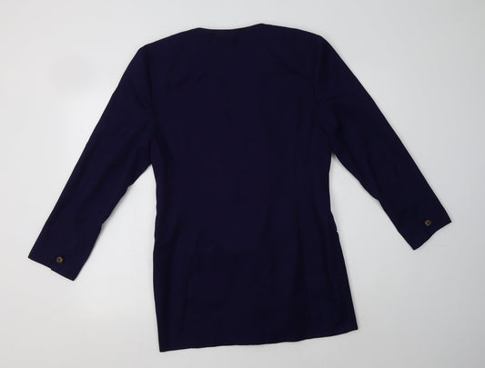 Ego Womens Purple   Jacket Blazer Size 10